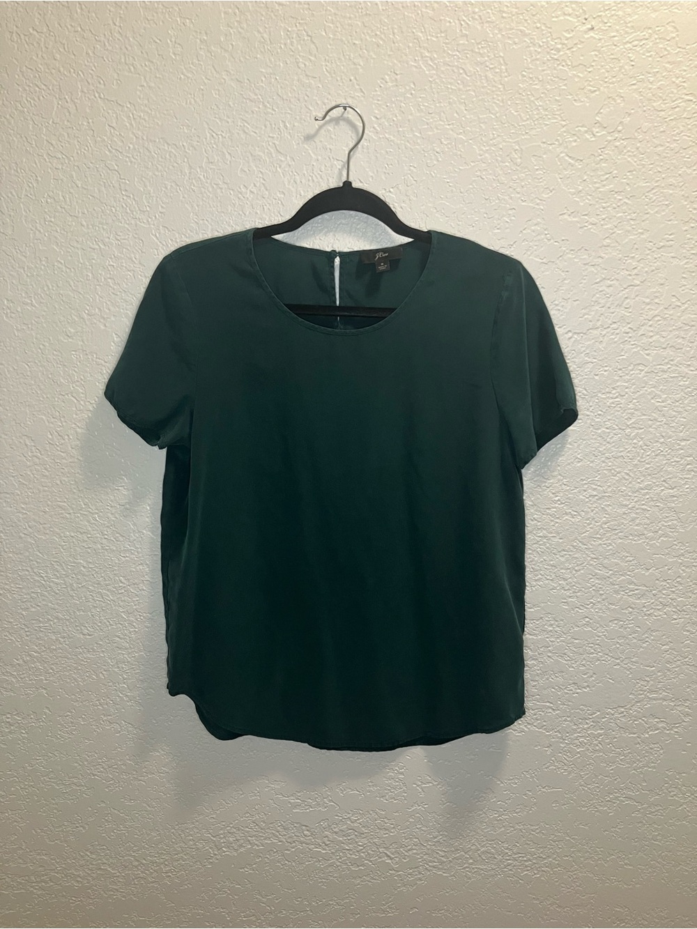 Green Silk Blouse
